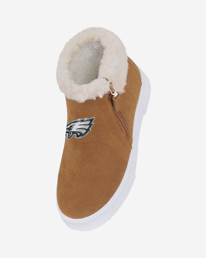 Philadelphia Eagles Womens Fuzzy Brim Zipper Boot FOCO - FOCO.com