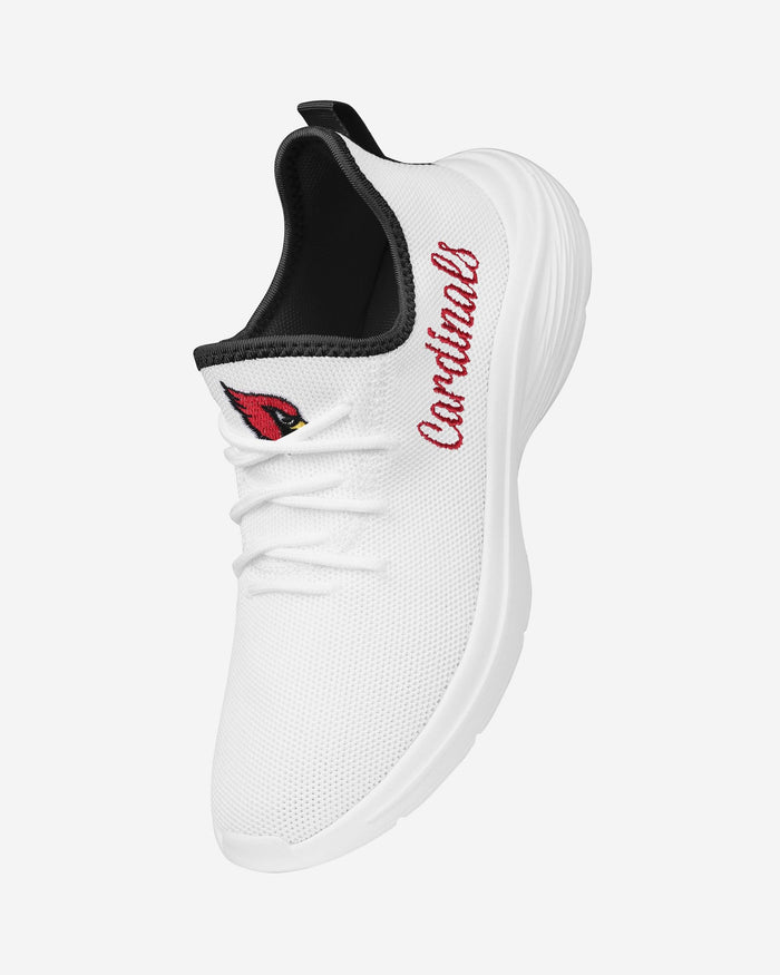 Arizona Cardinals Womens Midsole White Sneakers FOCO - FOCO.com