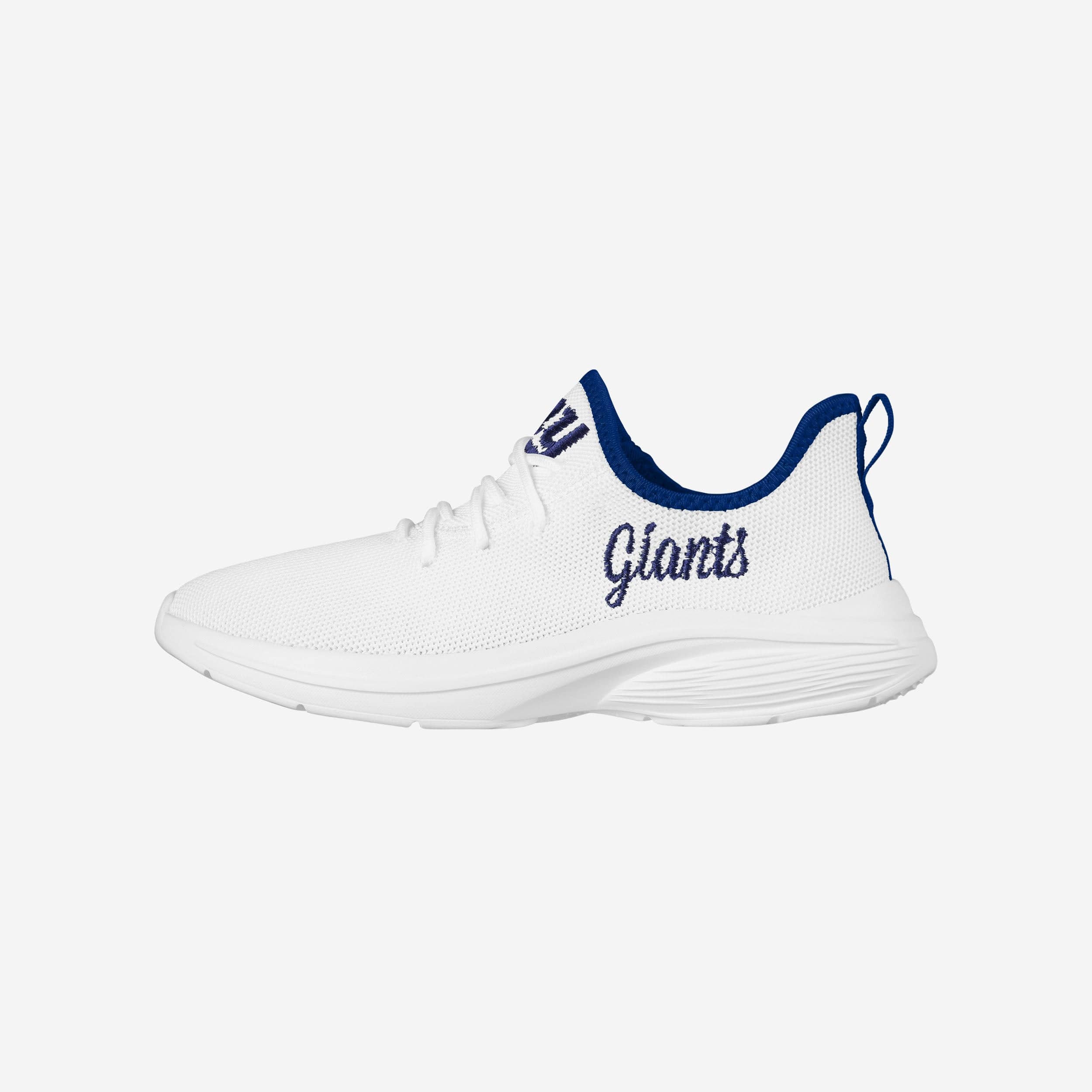 New York Giants Gradient Midsole White Sneakers FOCO