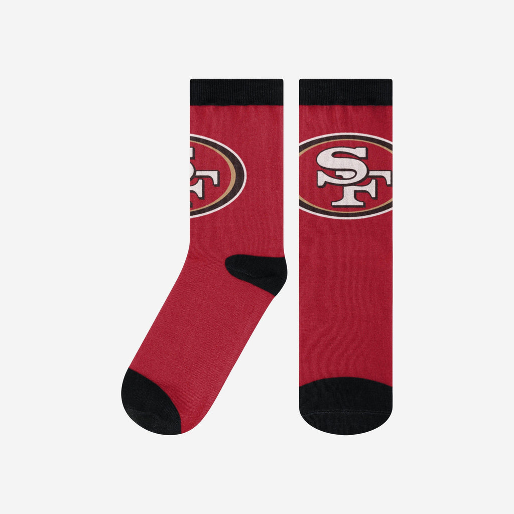 San Francisco 49ers Primetime Socks FOCO L/XL - FOCO.com