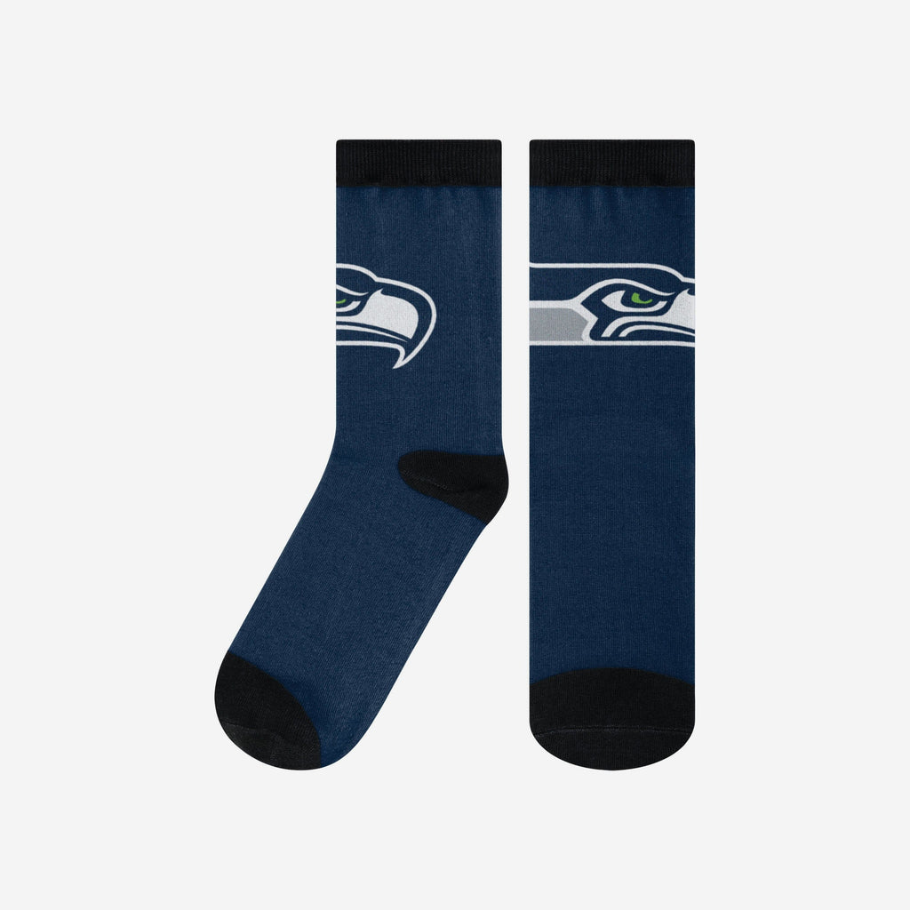 Seattle Seahawks Primetime Socks FOCO L/XL - FOCO.com