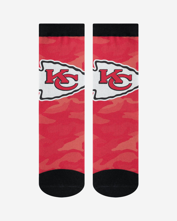 Kansas City Chiefs Printed Camo Socks FOCO - FOCO.com