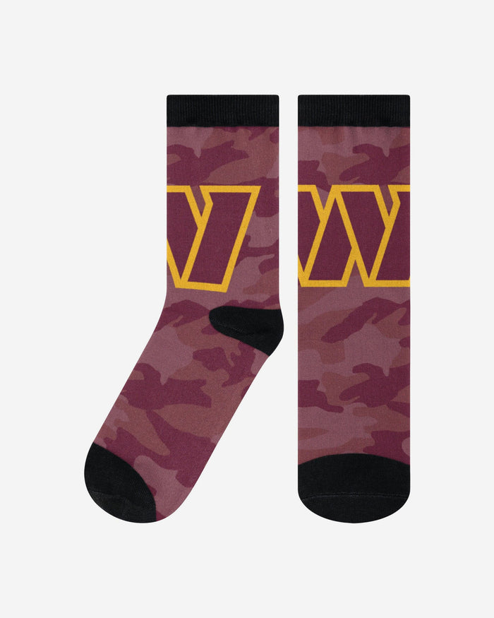 Washington Commanders Printed Camo Socks FOCO S/M - FOCO.com