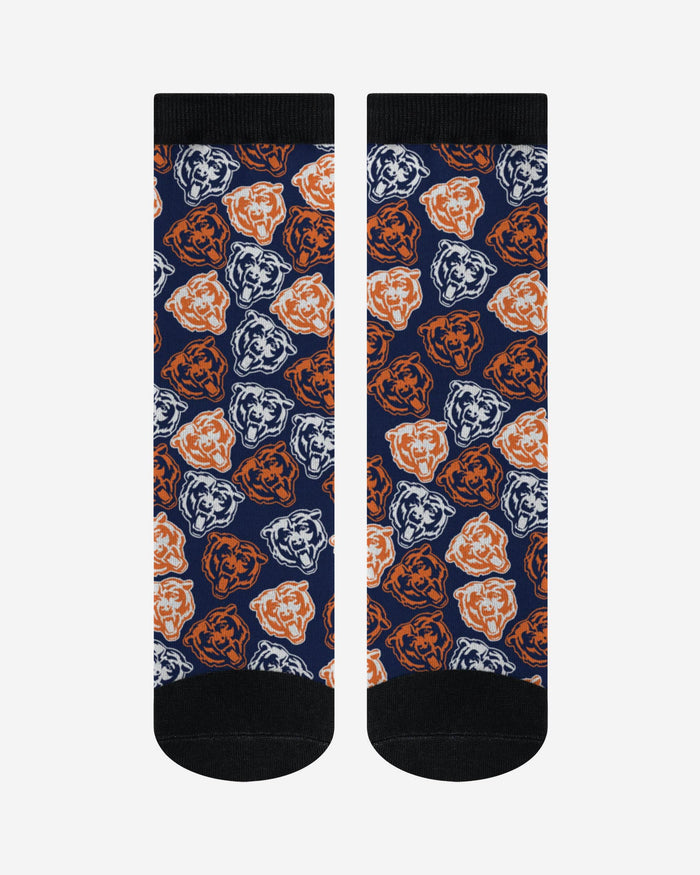 Chicago Bears Logo Blast Socks FOCO - FOCO.com