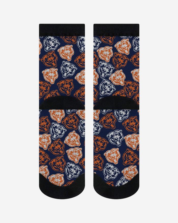 Chicago Bears Logo Blast Socks FOCO - FOCO.com