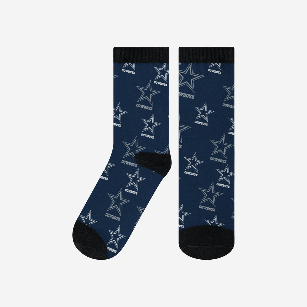 Dallas Cowboys Logo Blast Socks FOCO S/M - FOCO.com