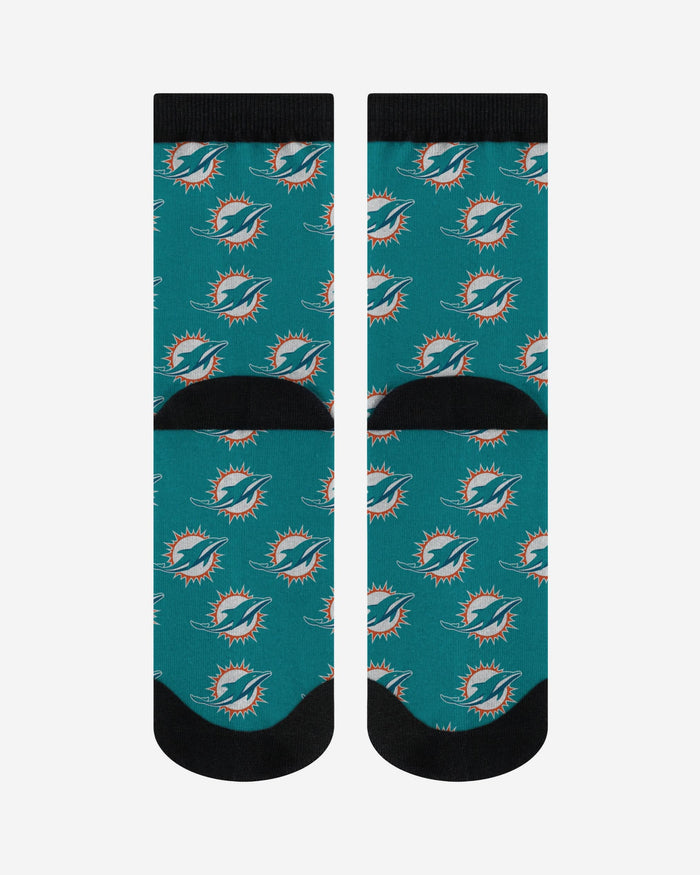 Miami Dolphins Logo Blast Socks FOCO - FOCO.com