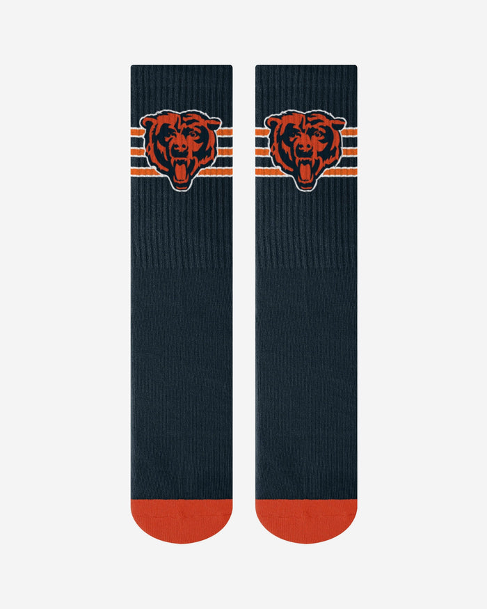 Chicago Bears Team Stripe Crew Socks FOCO - FOCO.com