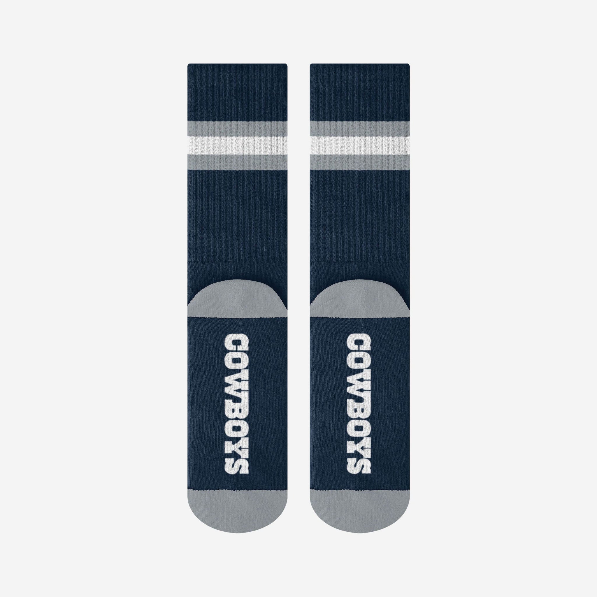 : NFL 4 Stripe Deuce Crew Socks-Dallas Cowboys-Medium : Sports &  Outdoors