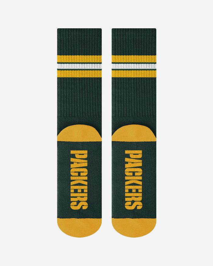 Green Bay Packers Team Stripe Crew Socks FOCO - FOCO.com