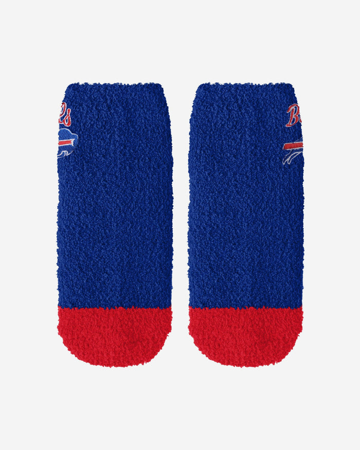 Buffalo Bills 2 Pack Womens Script Logo Fuzzy Ankle Socks FOCO - FOCO.com