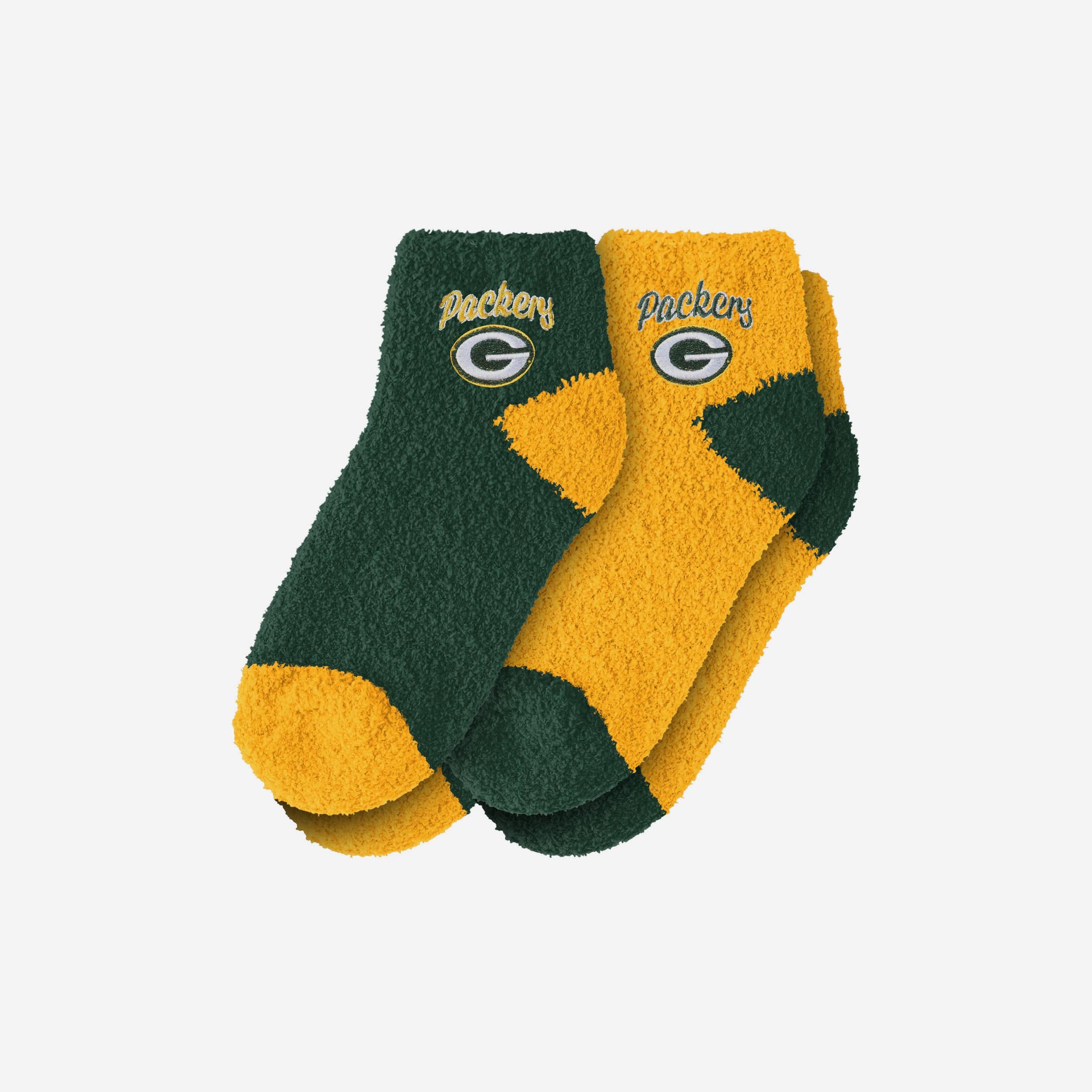 For Bare Feet Women's Green Bay Packers Rainbow II Socks