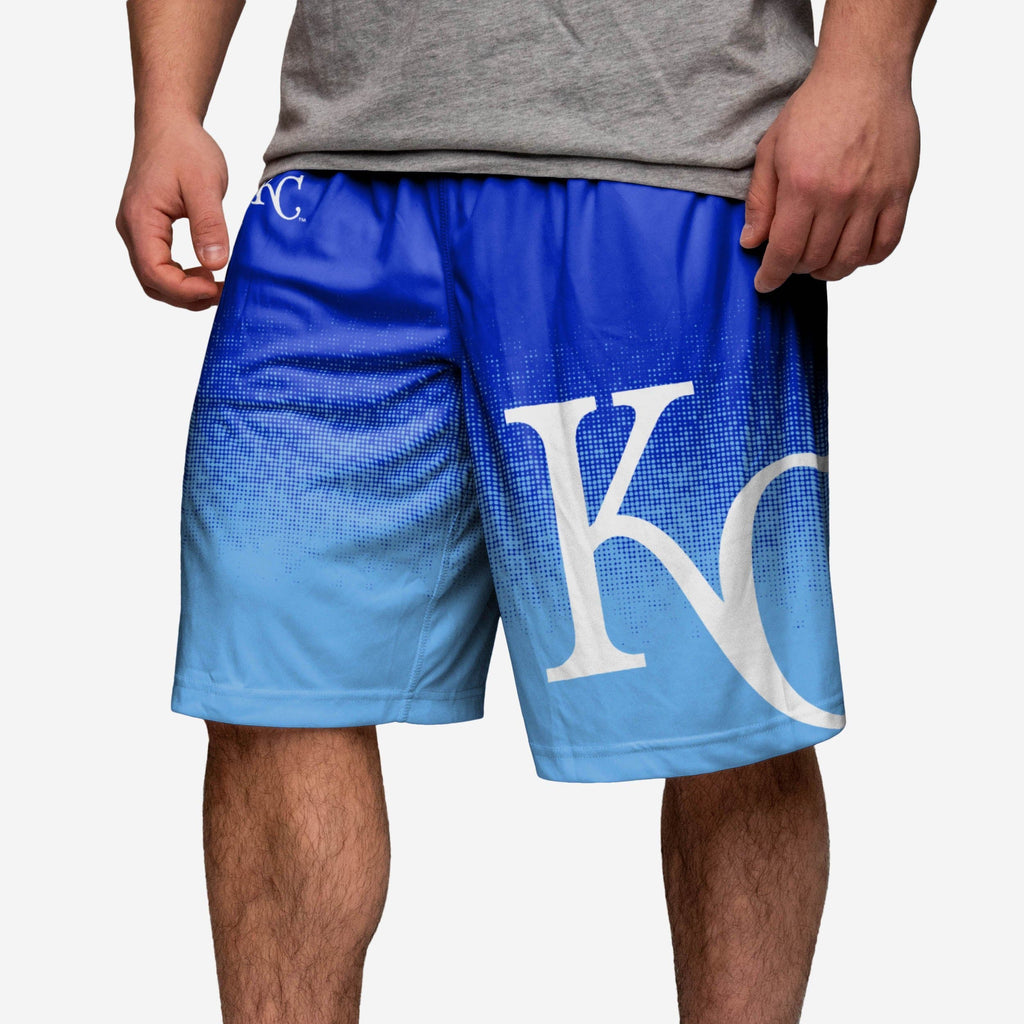 Kansas City Royals Gradient Polyester Shorts FOCO - FOCO.com