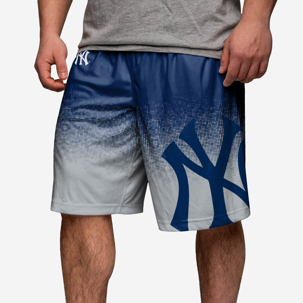 New York Yankees Gradient Polyester Shorts FOCO - FOCO.com