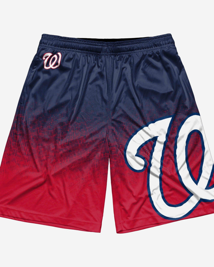 Washington Nationals Gradient Polyester Shorts FOCO - FOCO.com