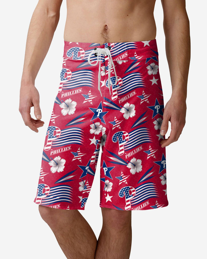 Philadelphia Phillies Americana Boardshorts FOCO S - FOCO.com