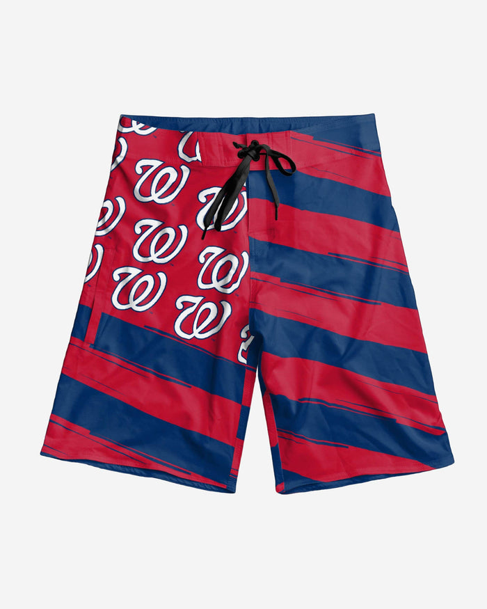 Washington Nationals Diagonal Flag Boardshorts FOCO - FOCO.com