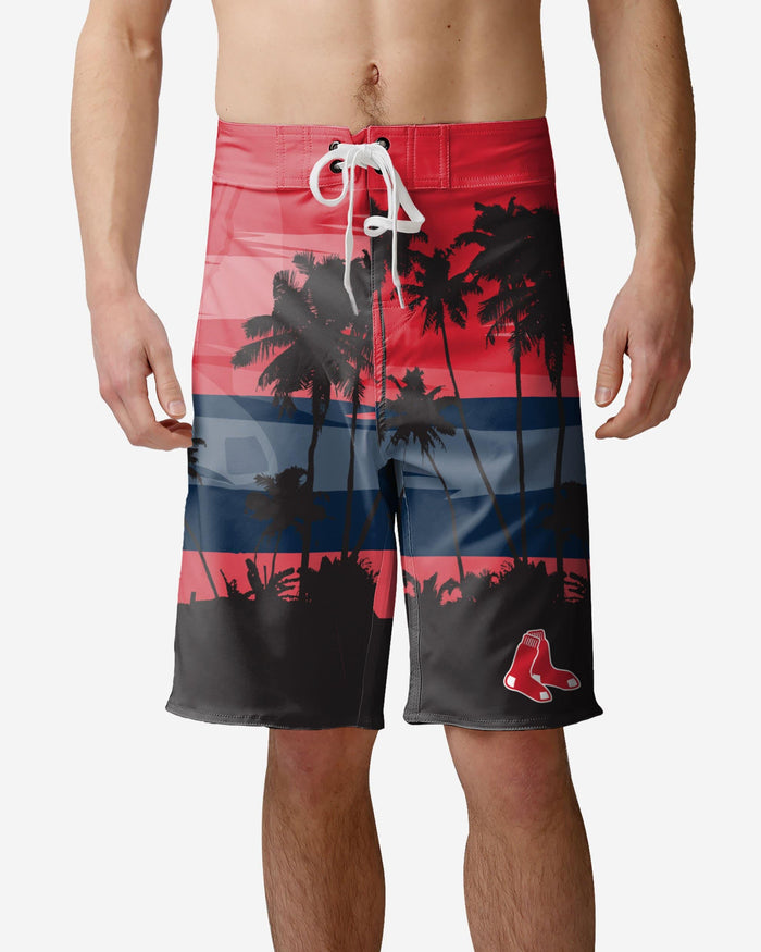 Boston Red Sox Sunset Boardshorts FOCO S - FOCO.com