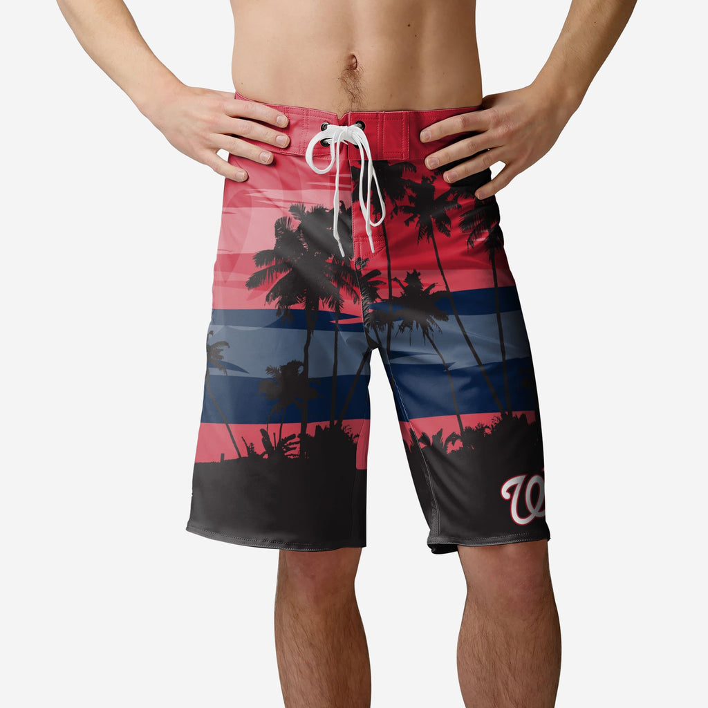 Washington Nationals Sunset Boardshorts FOCO S - FOCO.com