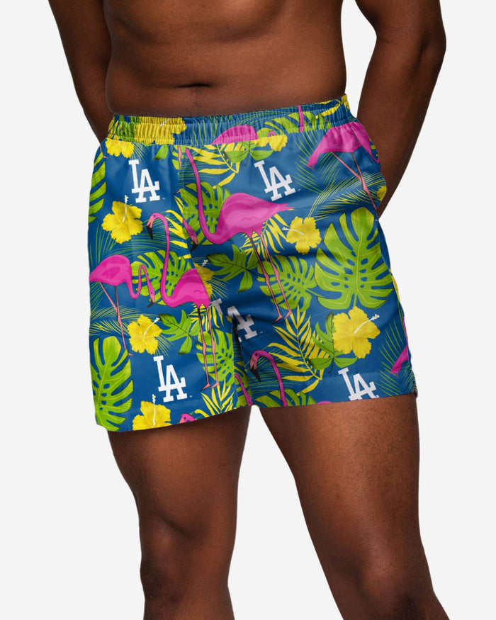 Los Angeles Dodgers Highlights Swimming Trunks FOCO S - FOCO.com