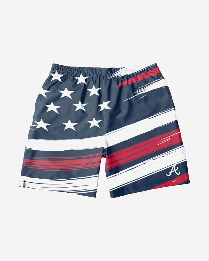 Atlanta Braves Americana Swimming Trunks FOCO - FOCO.com