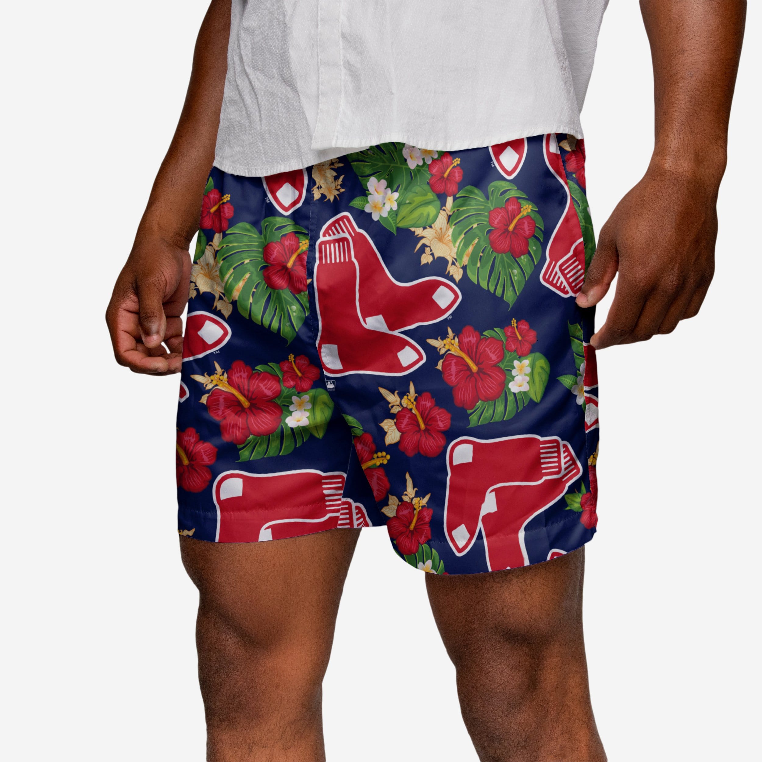 Boston Red Sox MLB Tropical Coconut Tree Sunset Design 3D Hawaiian Shirt  For Men And Women - Banantees