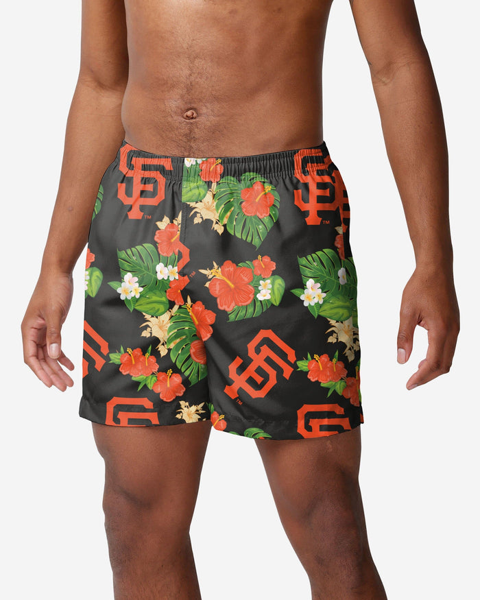 San Francisco Giants Floral Swimming Trunks FOCO S - FOCO.com