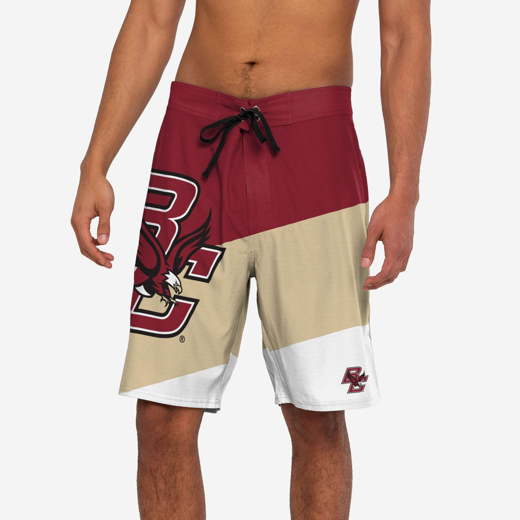 Boston College Eagles Color Dive Boardshorts FOCO S - FOCO.com