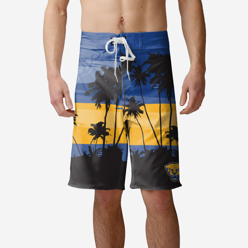 Pittsburgh Panthers Sunset Boardshorts FOCO S - FOCO.com