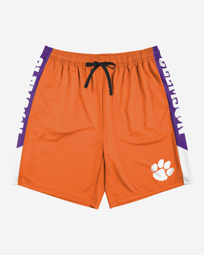 Clemson Tigers Side Stripe Training Shorts FOCO - FOCO.com