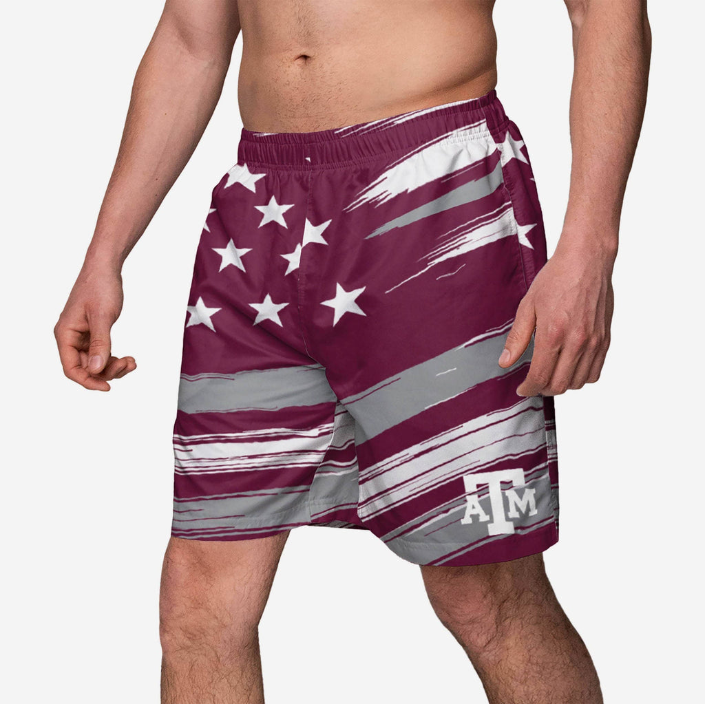 Texas A&M Aggies Americana Swimming Trunks FOCO S - FOCO.com