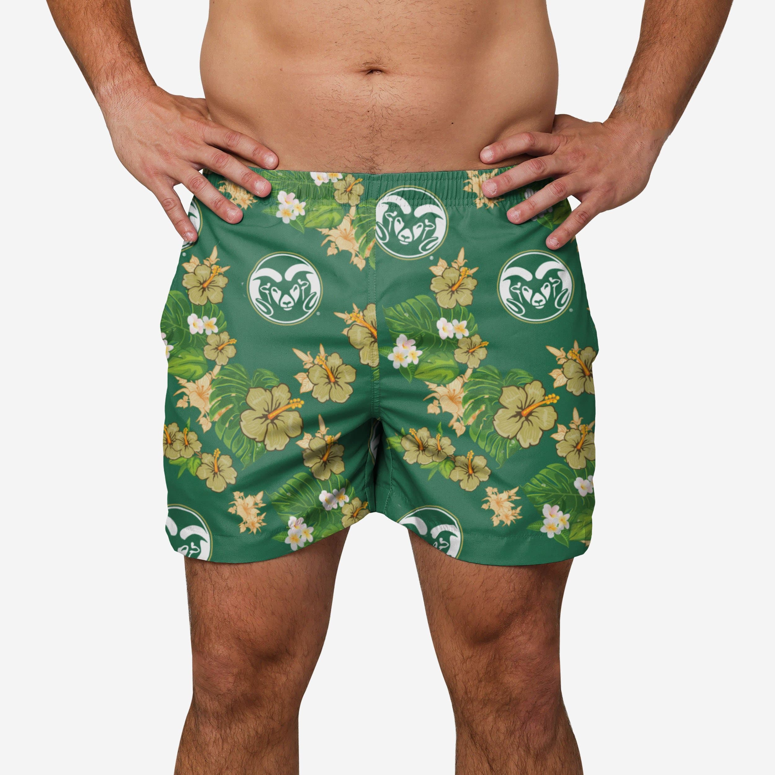 Youth Baylor University Bears Swim Trunks Boys Floral Swim Shorts