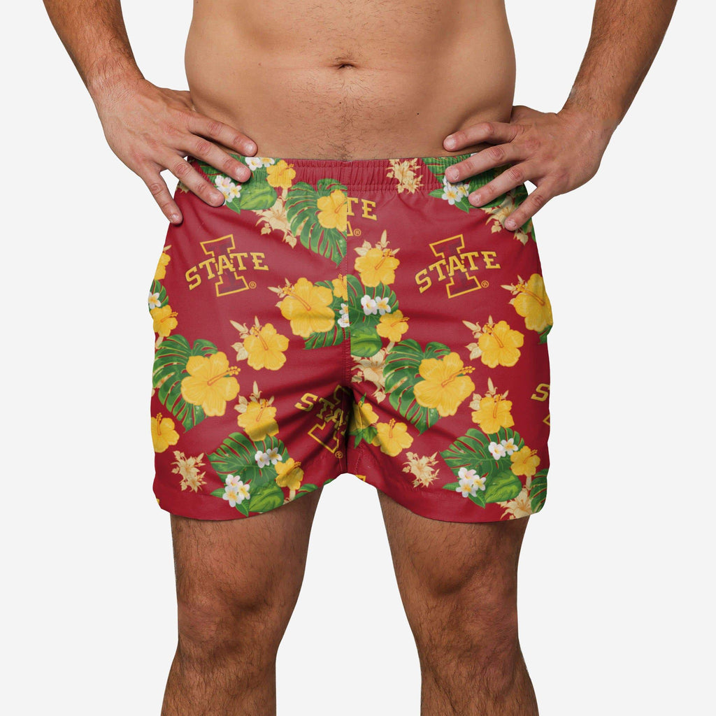 Iowa State Cyclones Floral Swimming Trunks FOCO S - FOCO.com