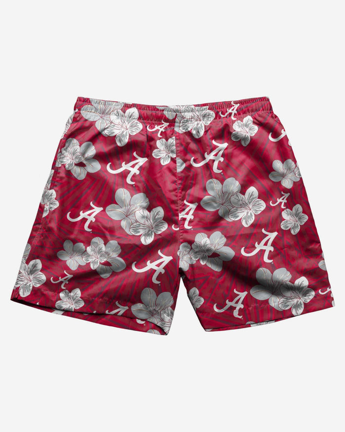 Alabama Crimson Tide Hibiscus Swimming Trunks FOCO - FOCO.com