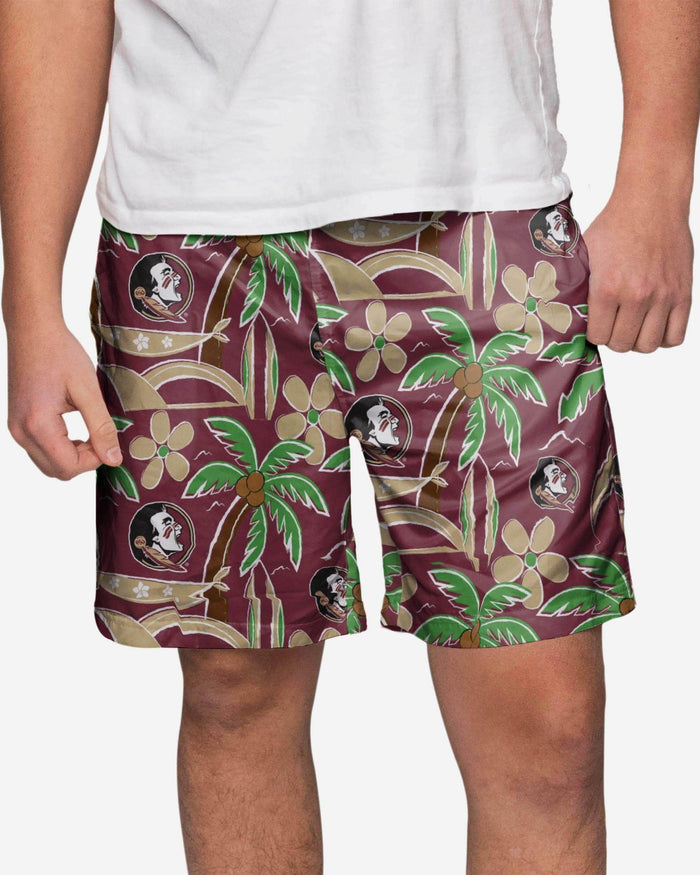 Florida State Seminoles Tropical Swimming Trunks FOCO S - FOCO.com