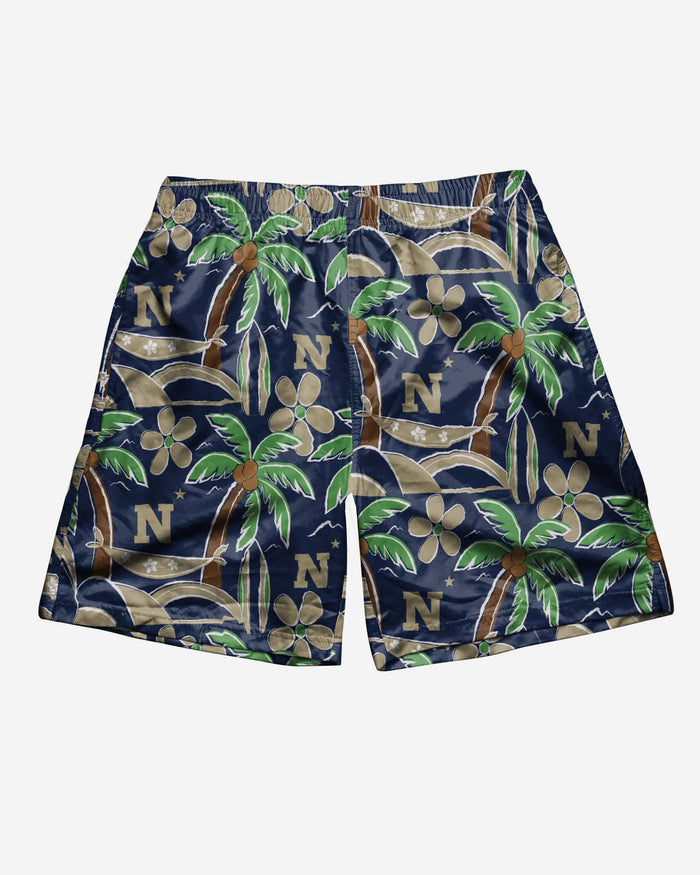 Navy Midshipmen Tropical Swimming Trunks FOCO - FOCO.com