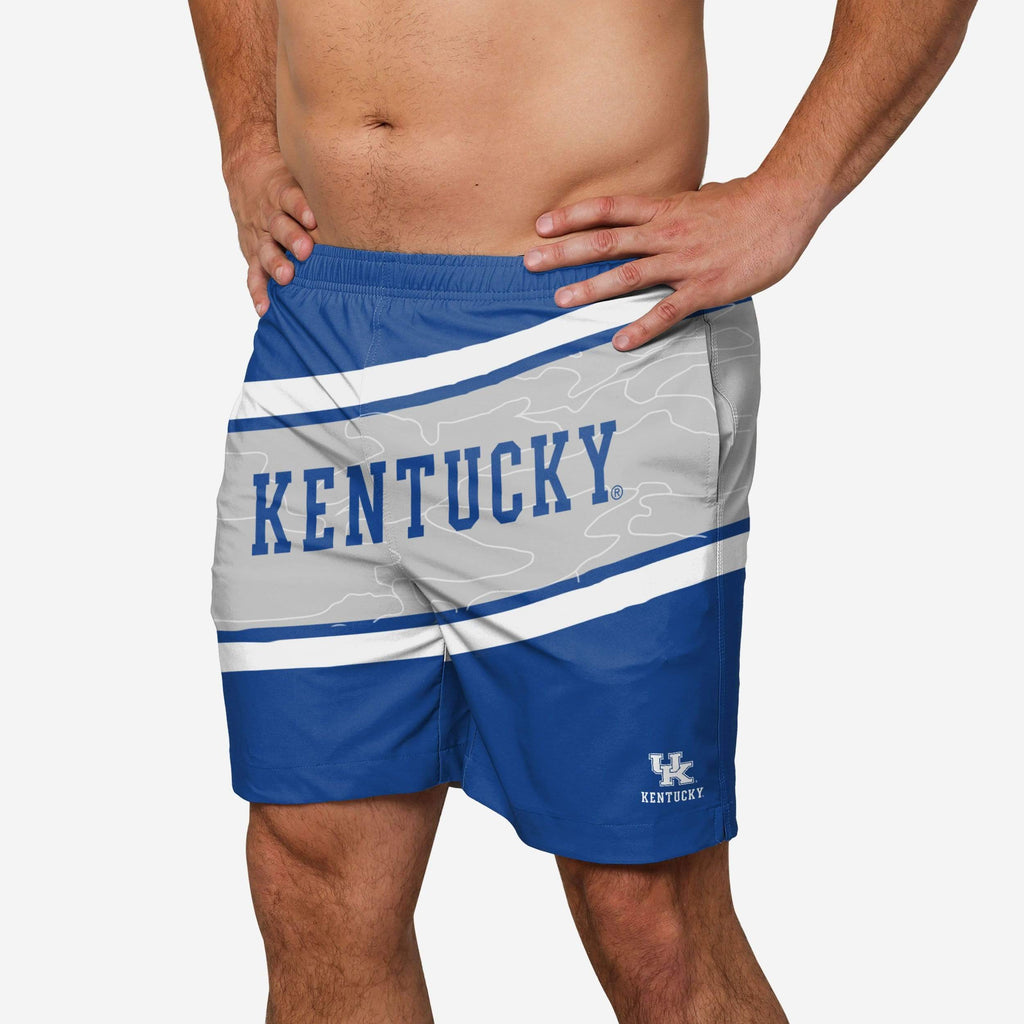 Kentucky Wildcats Big Wordmark Swimming Trunks FOCO S - FOCO.com