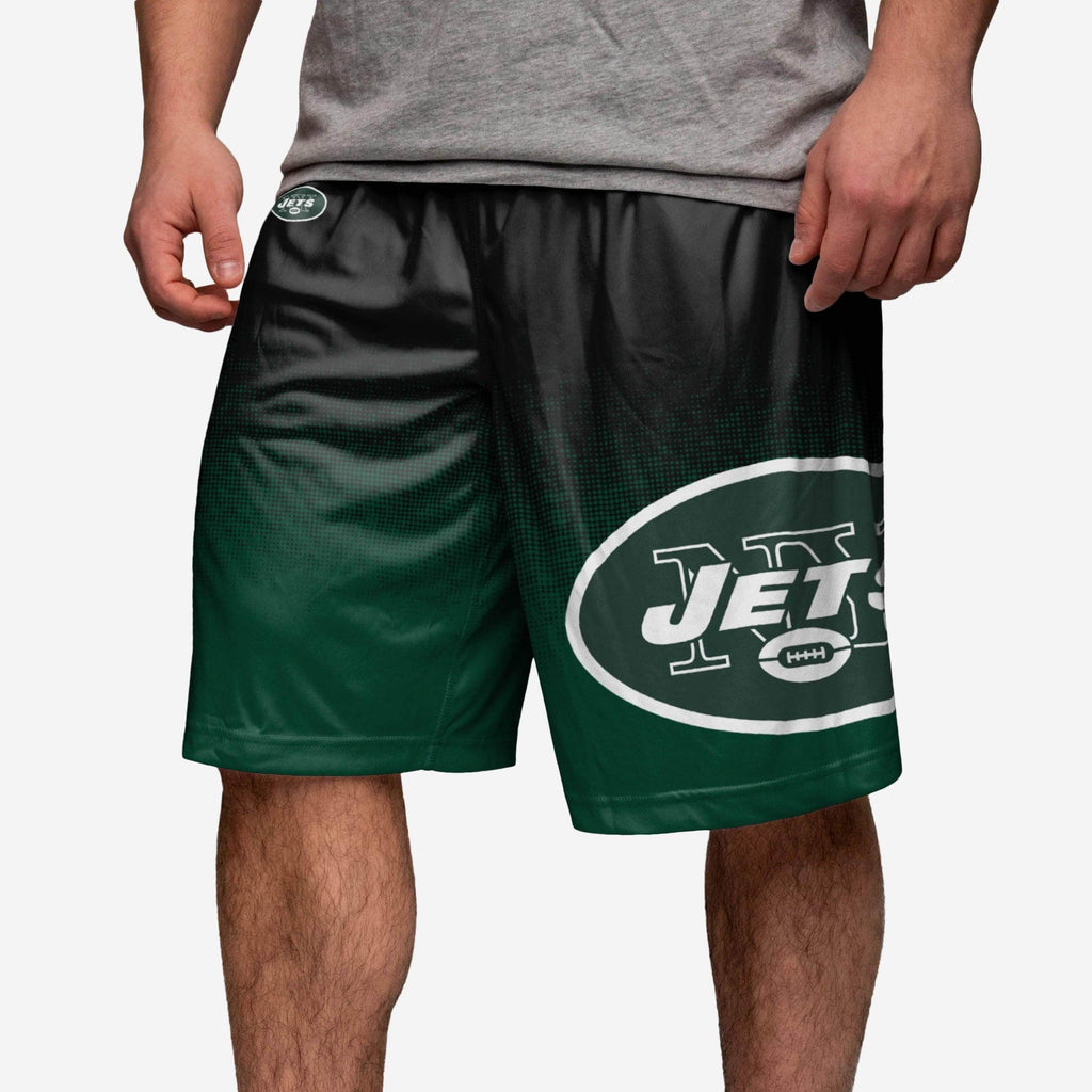 New York Jets Gradient Polyester Shorts FOCO - FOCO.com