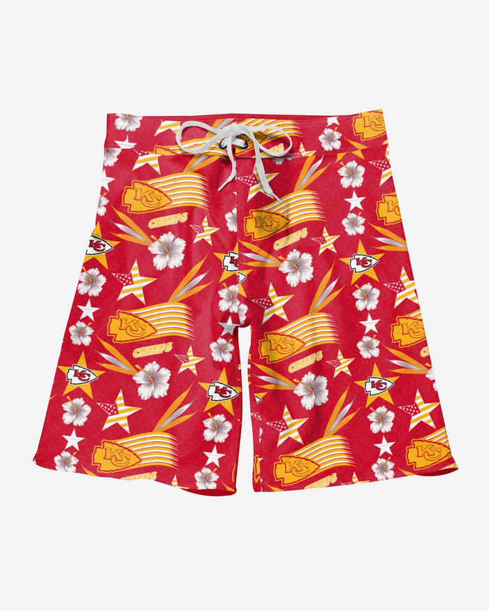 Kansas City Chiefs Americana Boardshorts FOCO - FOCO.com