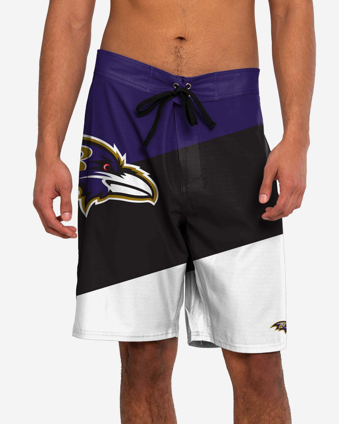 Baltimore Ravens Color Dive Boardshorts FOCO