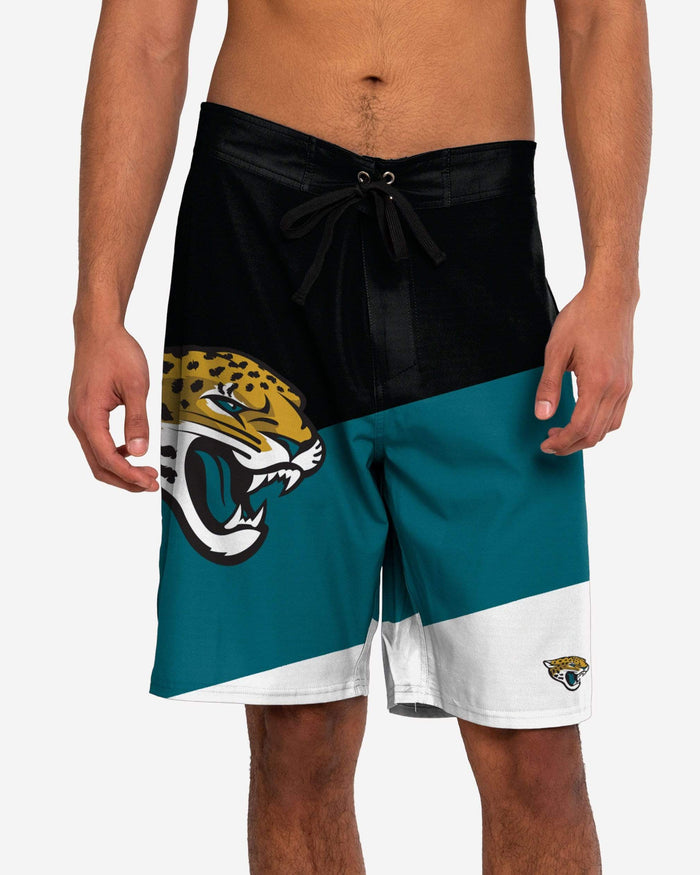 Jacksonville Jaguars Color Dive Boardshorts FOCO S - FOCO.com