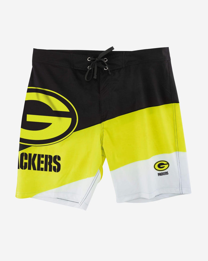 Green Bay Packers Highlights Boardshorts FOCO - FOCO.com