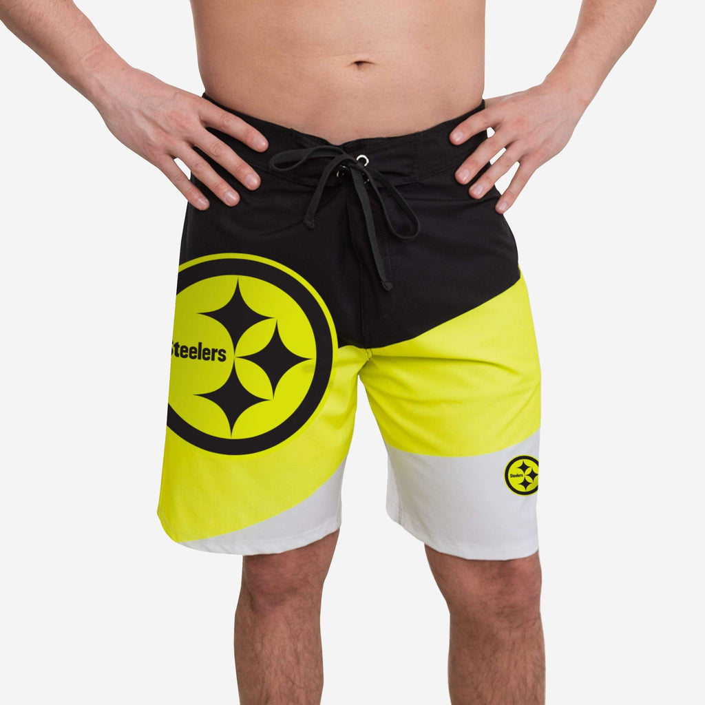 Pittsburgh Steelers Highlights Boardshorts FOCO S - FOCO.com