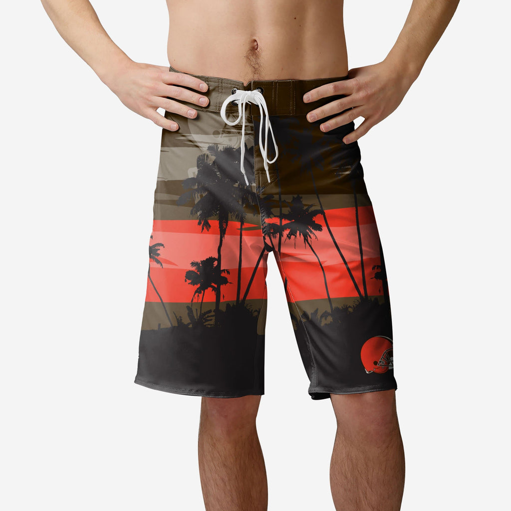 Cleveland Browns Sunset Boardshorts FOCO S - FOCO.com