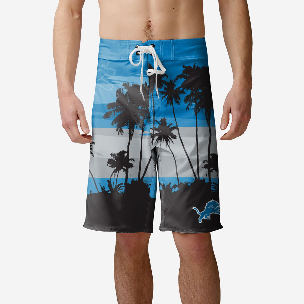 Detroit Lions Sunset Boardshorts FOCO S - FOCO.com