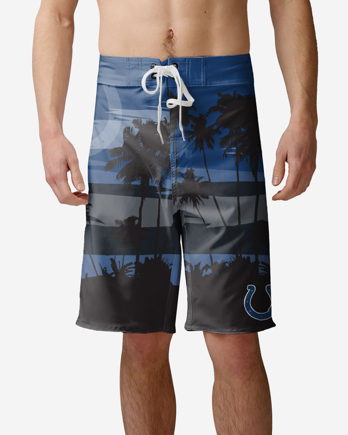 Indianapolis Colts Sunset Boardshorts FOCO S - FOCO.com