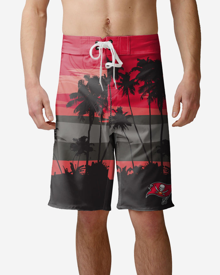 Tampa Bay Buccaneers Sunset Boardshorts FOCO S - FOCO.com