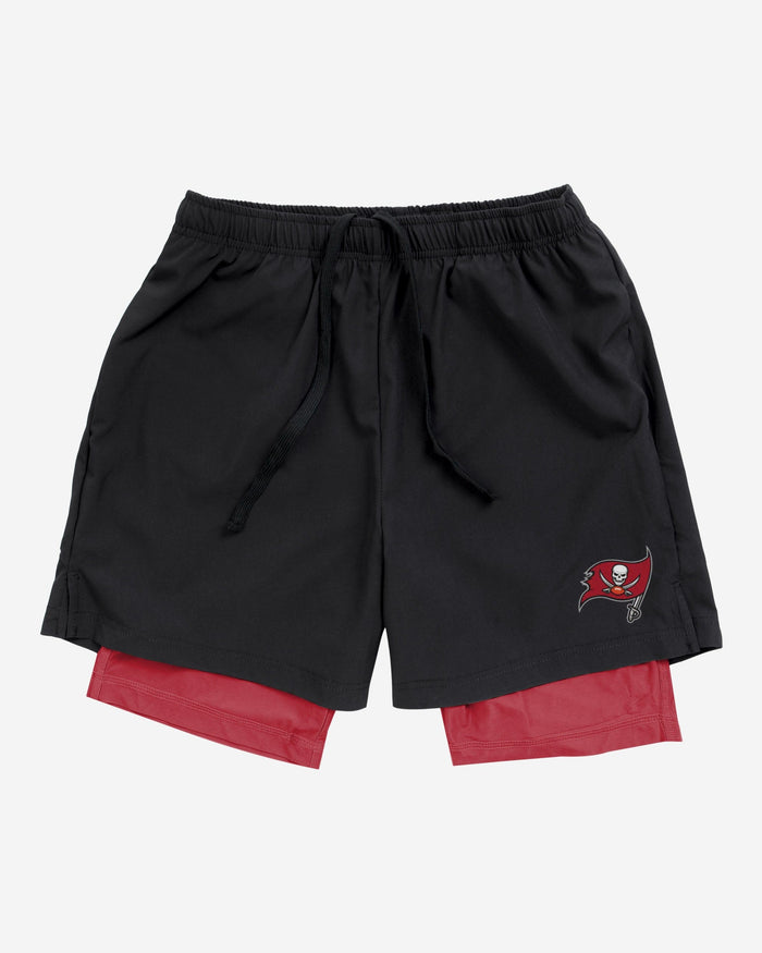 Tampa Bay Buccaneers Black Team Color Lining Shorts FOCO - FOCO.com