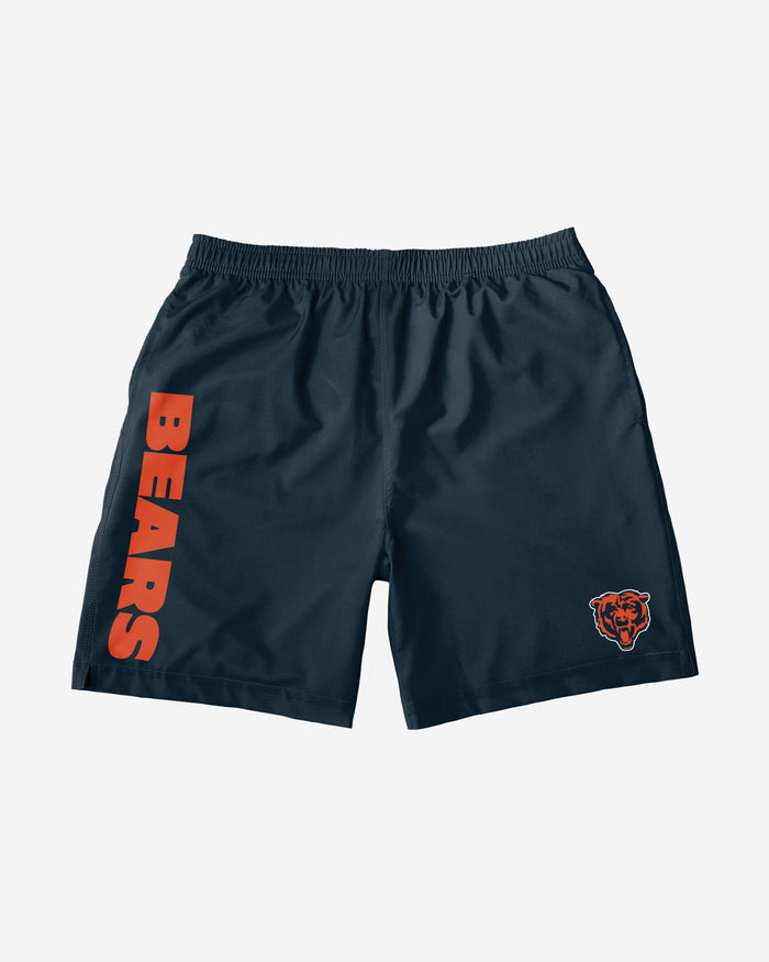 Chicago Bears Solid Wordmark Traditional Swimming Trunks FOCO - FOCO.com