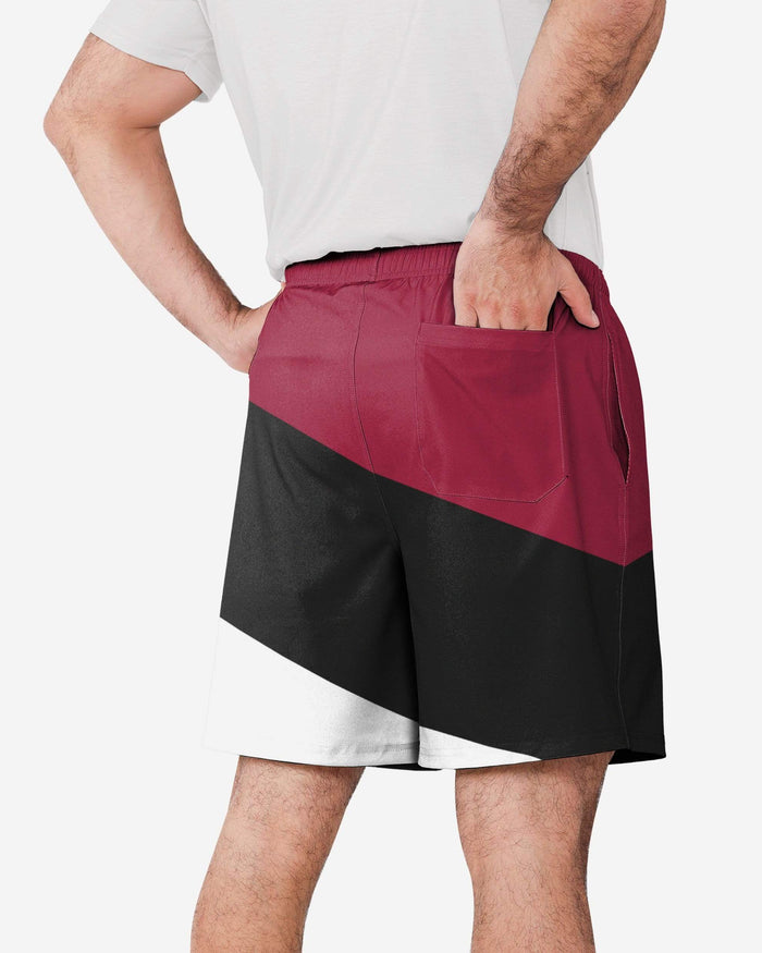 Arizona Cardinals Colorblock Double Down Liner Training Shorts FOCO - FOCO.com